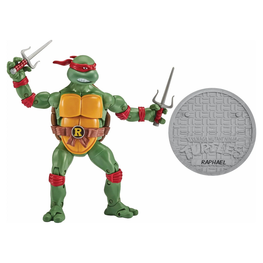 Teenage Mutant Ninja Turtles Raphael vs. Tricereton Action Figure Sizeet