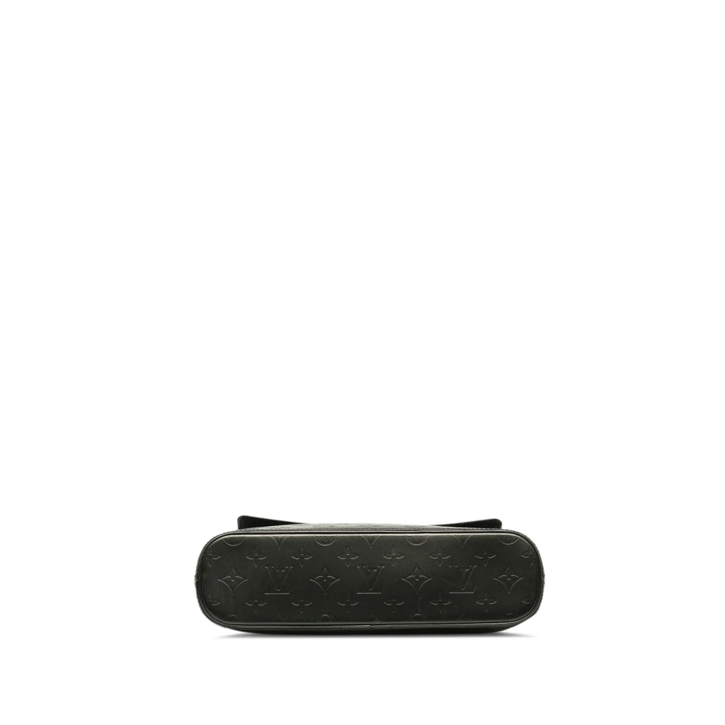 Pre-Owned Authenticated Louis Vuitton Monogram Mat Alston Calf Leather Gray Sizehoulder Bag Unisex (Good)