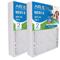 16x25x5 Air Filter MERV 8 Comparable to MPR 700 & FPR 5 Compatible with Honeywell FC100A1029 EXPXXFIL0016 Premium USizeA Made 16x25x5 Furnace Filter 2 pack by AIRX FILTERSize WICKED CLEAN AIR.
