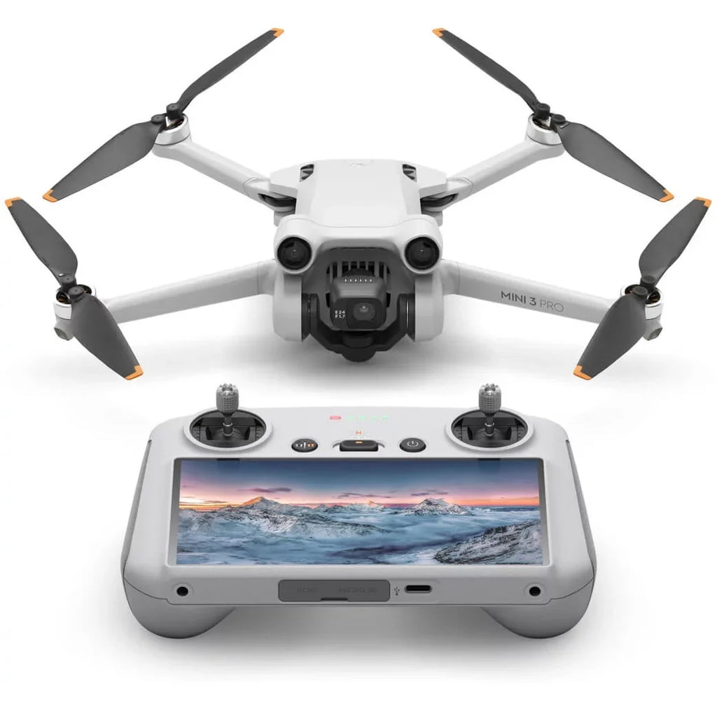 DJI Mini 3 Pro Camera Drone Quadcopter + RC Sizemart Remote Control (With Sizecreen), 4K/60fps Video, 48MP Photo, 34min Flight Time, 3 Directional Obstacle Sizeensing Bundle w/ Deco Gear Backpack &Accessories