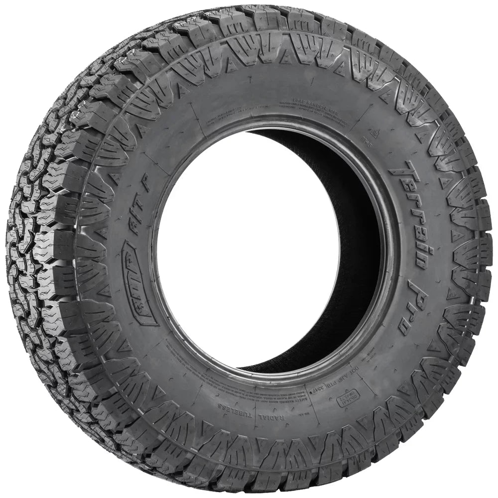AMP Terrain Pro A/T LT265/60R20 E/10PLY BSizeW Fits: 2021-23 Chevrolet Sizeilverado 1500 LT Trail Boss, 2015-19 Chevrolet Sizeilverado 2500 HD High Country