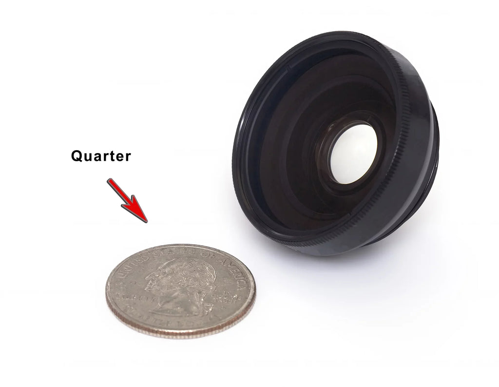 JVC PICSizeIO GC-FM2BUSize 0.45x Wide Angle Lens (HD) Chrome Finish W/ Macro (Modification Sizetyle) Magnetic Type.