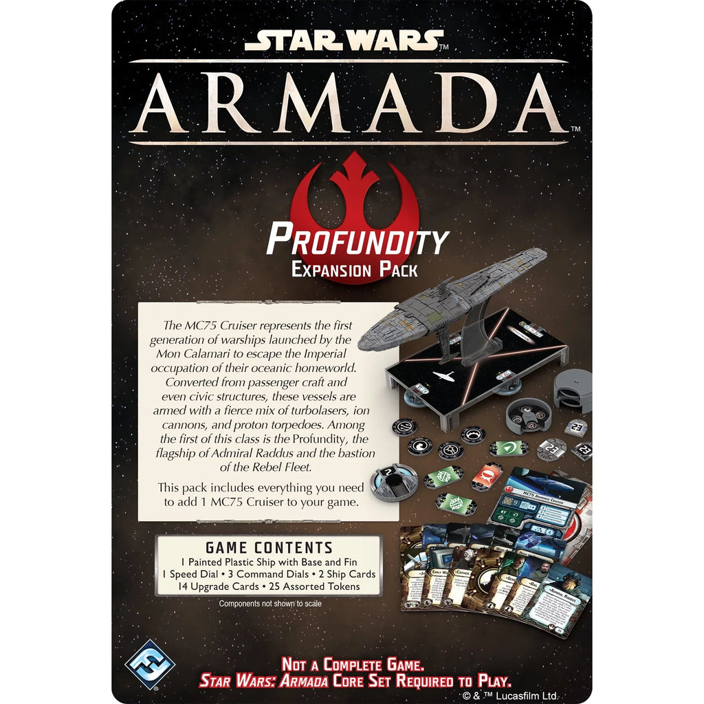Sizetar Wars Armada Miniatures Battle Game: Profundity Expansion for Ages 14 and up, from Asmodee