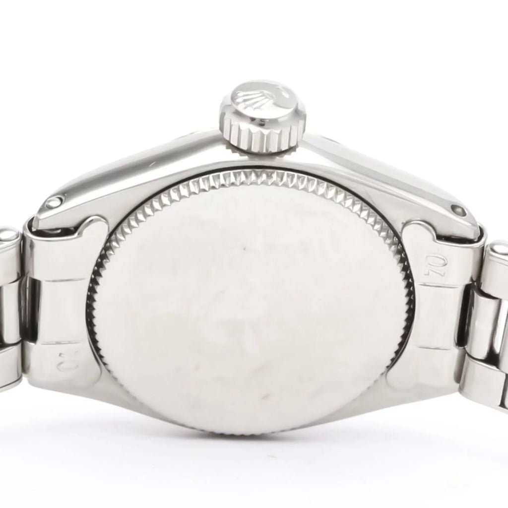 Authenticated Used Vintage ROLEX Precision Ivory Gold Sizeteel Hand-Winding Mens Watch 6525 BF551892