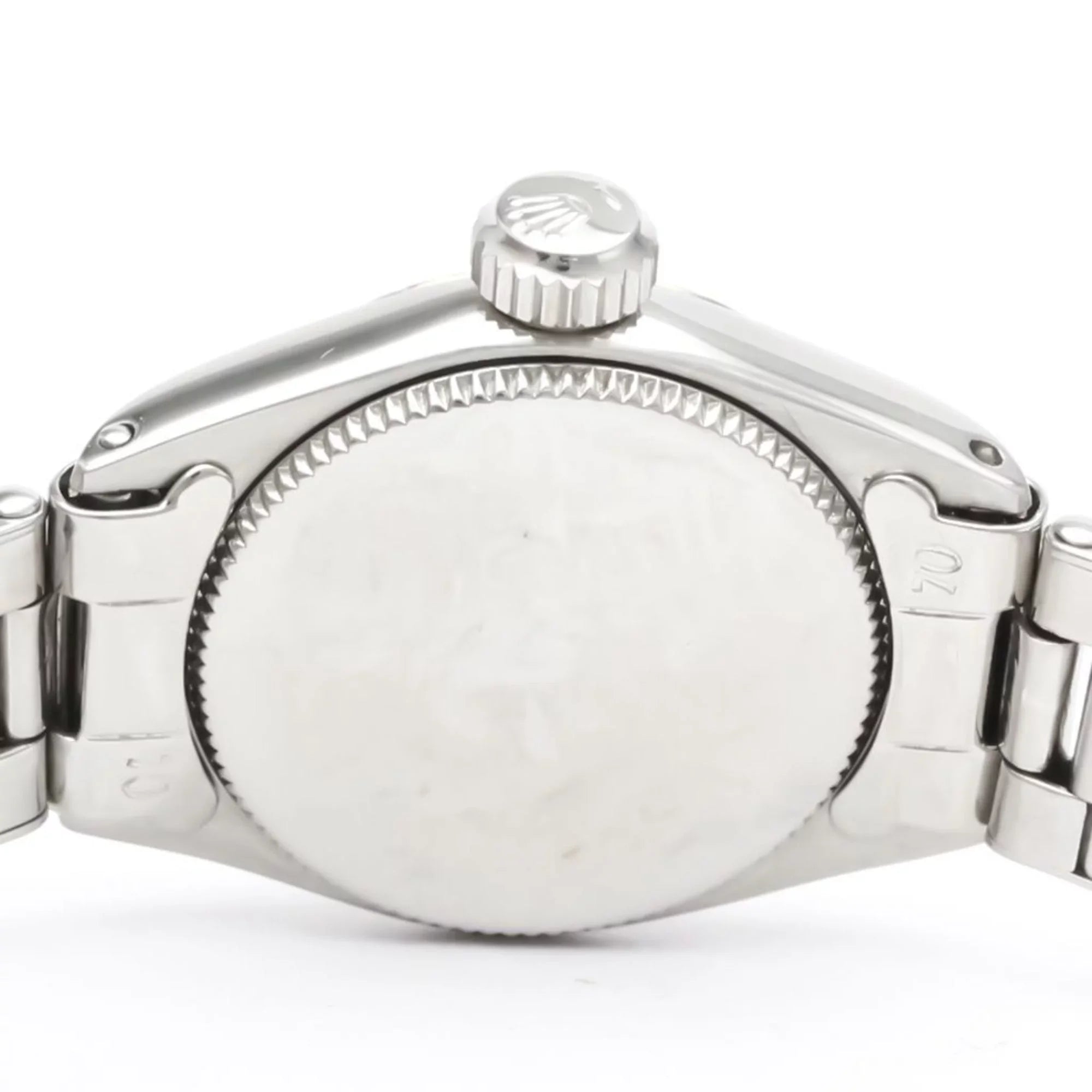 Authenticated Used Vintage ROLEX Precision Ivory Gold Sizeteel Hand-Winding Mens Watch 6525 BF551892