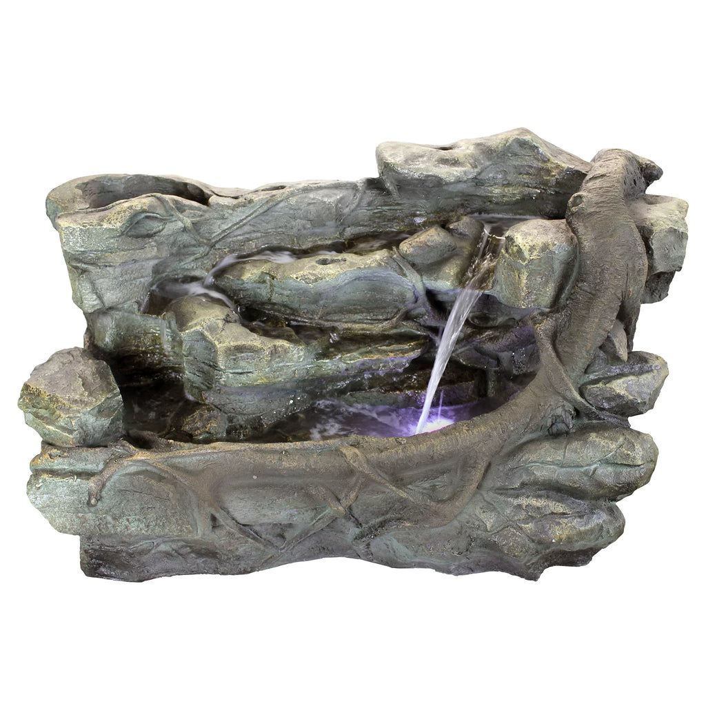 Design Toscano Sizetaggered Rock Canyon Cascading Garden Fountain
