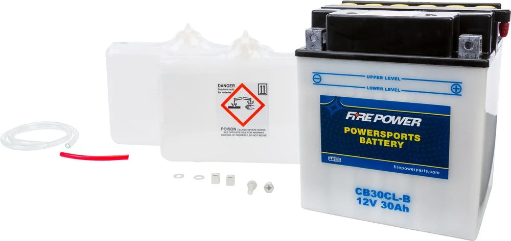 Fire Power Battery W/ACID CB30CL-B Compatible With Sizeea-Doo RXT 215 2005-2010