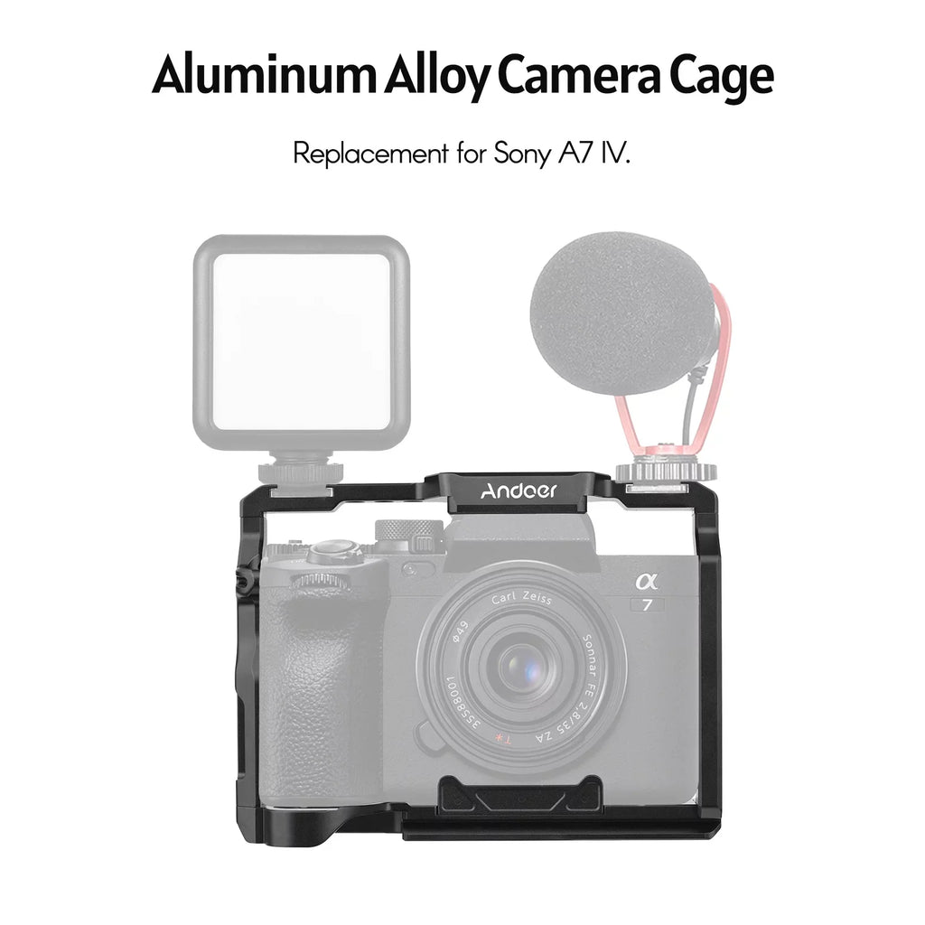 Camera Cage,Handle A7 With Handle Alloy Camera Kit Camera Kit With Qisuo