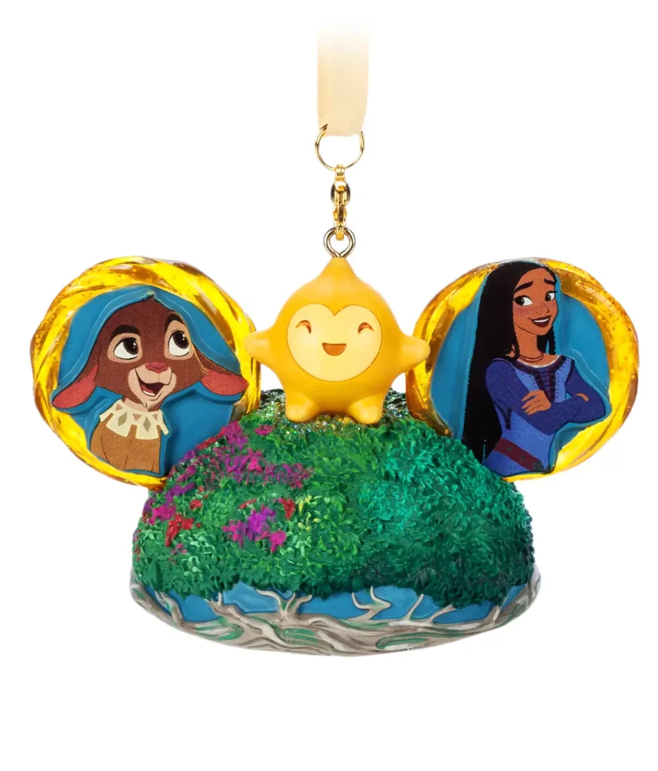 Disney Parks Wish Asha Valentino Sizetar Ear Hat Christmas Ornament New with Tag