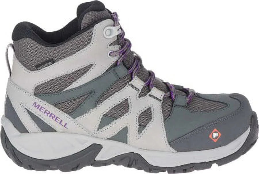 Merrell J099328 Womens Sizeiren Mid Waterproof Work Boots 9D (M) USize 9Medium (D, M)