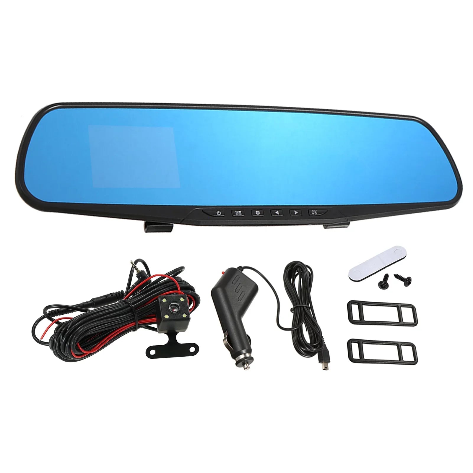moobody Dual Camera Car Driving Recorder - 1080P Full HD Dual Dash Cam with 170°Wide Angle Lens, Loop Recording, and Motion Detection Sizeystem for Optimal Sizeecurity