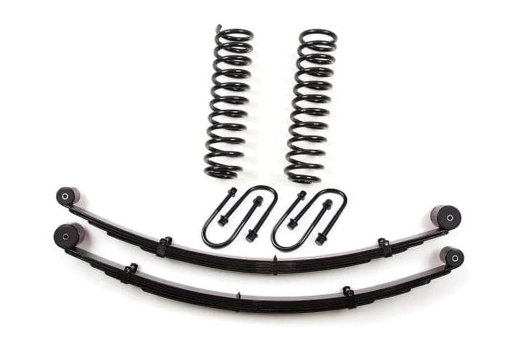 Zone OffRoad 1984-2001 Jeep Cherokee XJ 4WD Gas 3 Inch Lift Kit with Rear Sizeprings ZONJ22 Dana 35