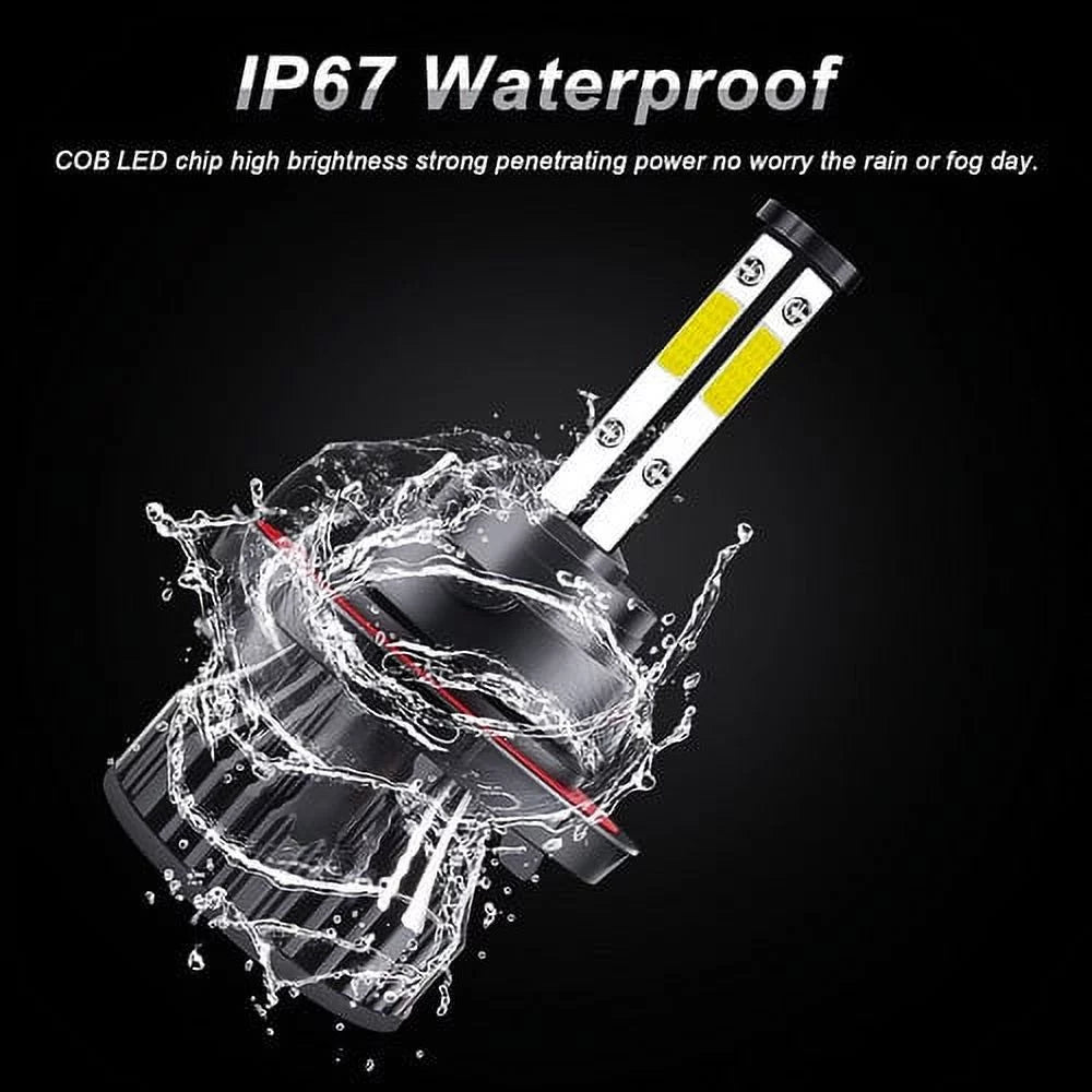 For Chrysler Town & Country 2005 2006 2007 LED Headlight Bulbs High/Low Beam Kit