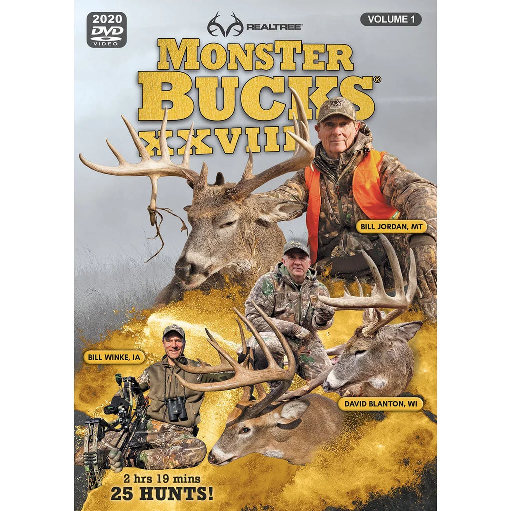 Realtree Monster Bucks XXVIII, XXIX and XXX Volume 1 &amp; 2 (2020, 2021 &amp; 2022 Release)