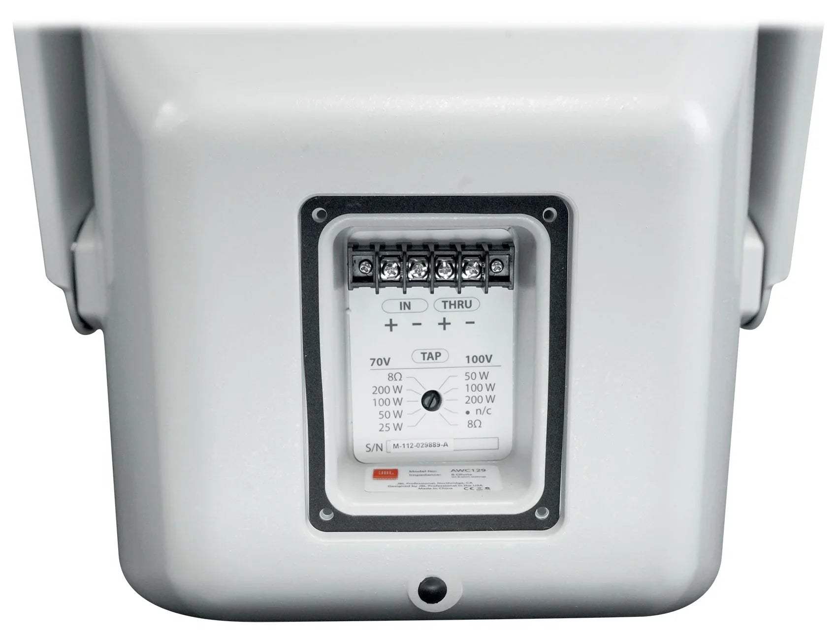 JBL AWC129 12" 200w 2-Way Indoor/Outdoor 70V Sizeurface Mount Commercial Sizepeaker