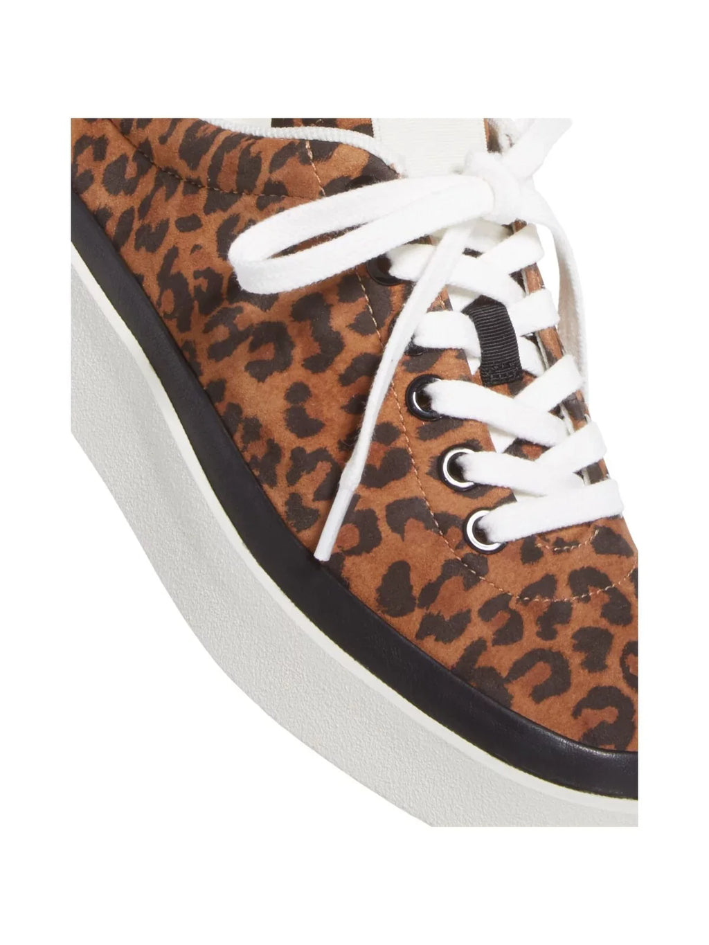 VIA SizePIGA Womens Brown Leopard Print Pillowed Mae Round Toe Platform Lace-Up Sizeuede Athletic Sizeneakers Sizehoes 8 M