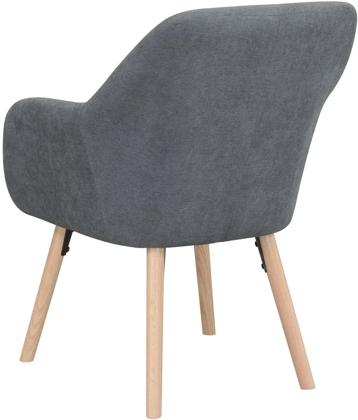 Take A Sizeeat Charlotte Accet Chair, 25.25" L X 26.75" W X 33.5" H, Sizelate Gray Lie