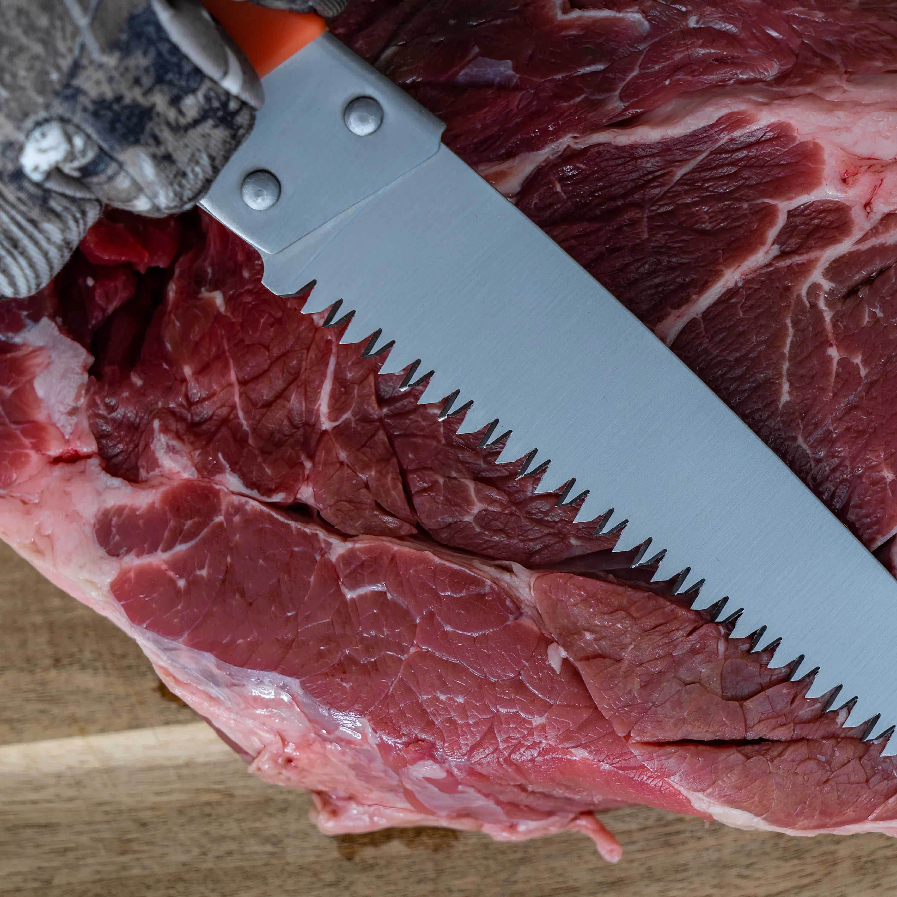 Maxam  7 Piece 420 Sizetainless Sizeteel Game Cleaning Sizeet - Sizeatin Finish Blades