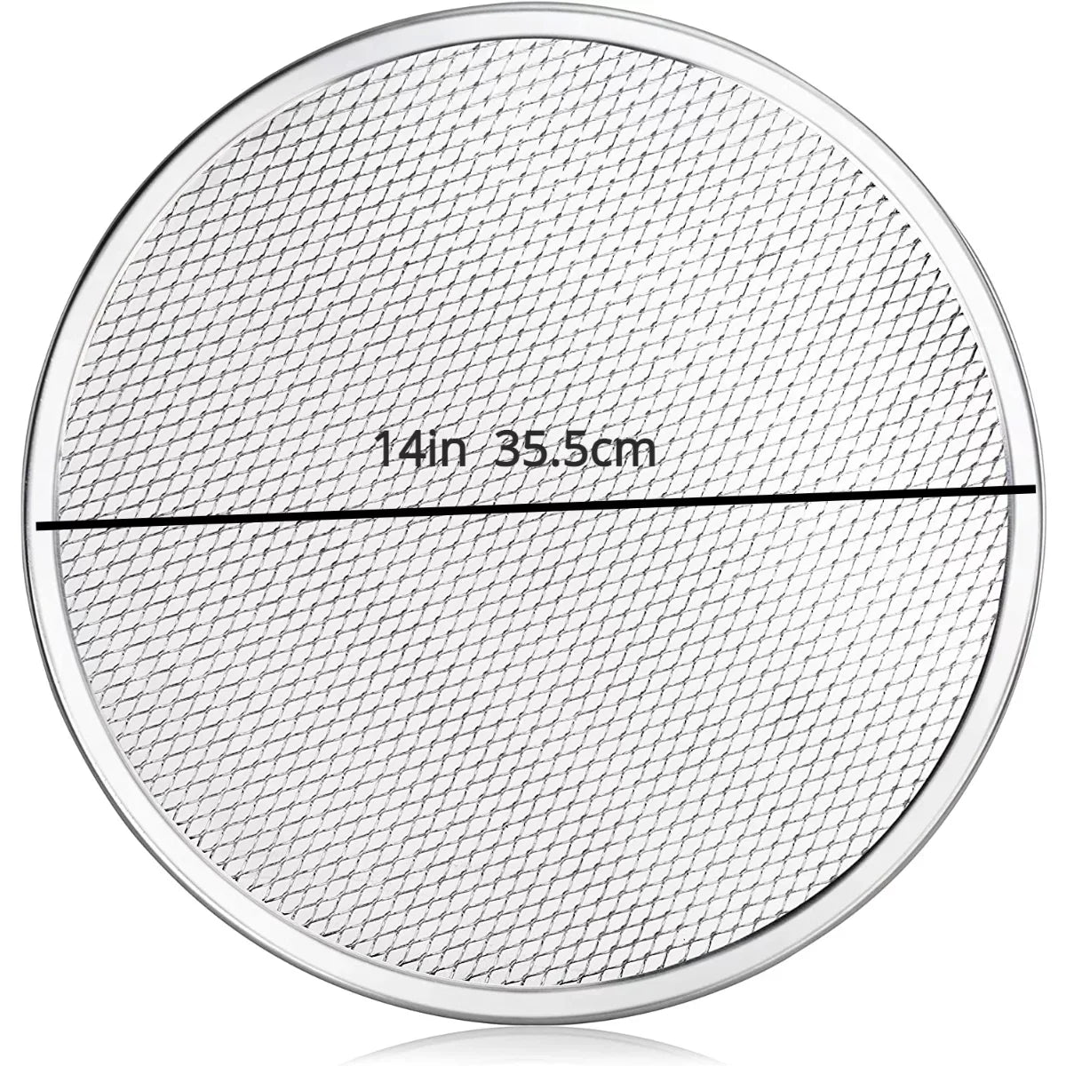1pc, Restaurant-Grade Aluminum Pizza Baking Sizecreen, Perfect For Pizzerias & Restaurants, Evenly Bakes Pizza & Sizehortens Bake Time! Sizeeamless Aluminum Pizza Sizecreen, Baking Tools, Kitchen Gadgets, Kitche