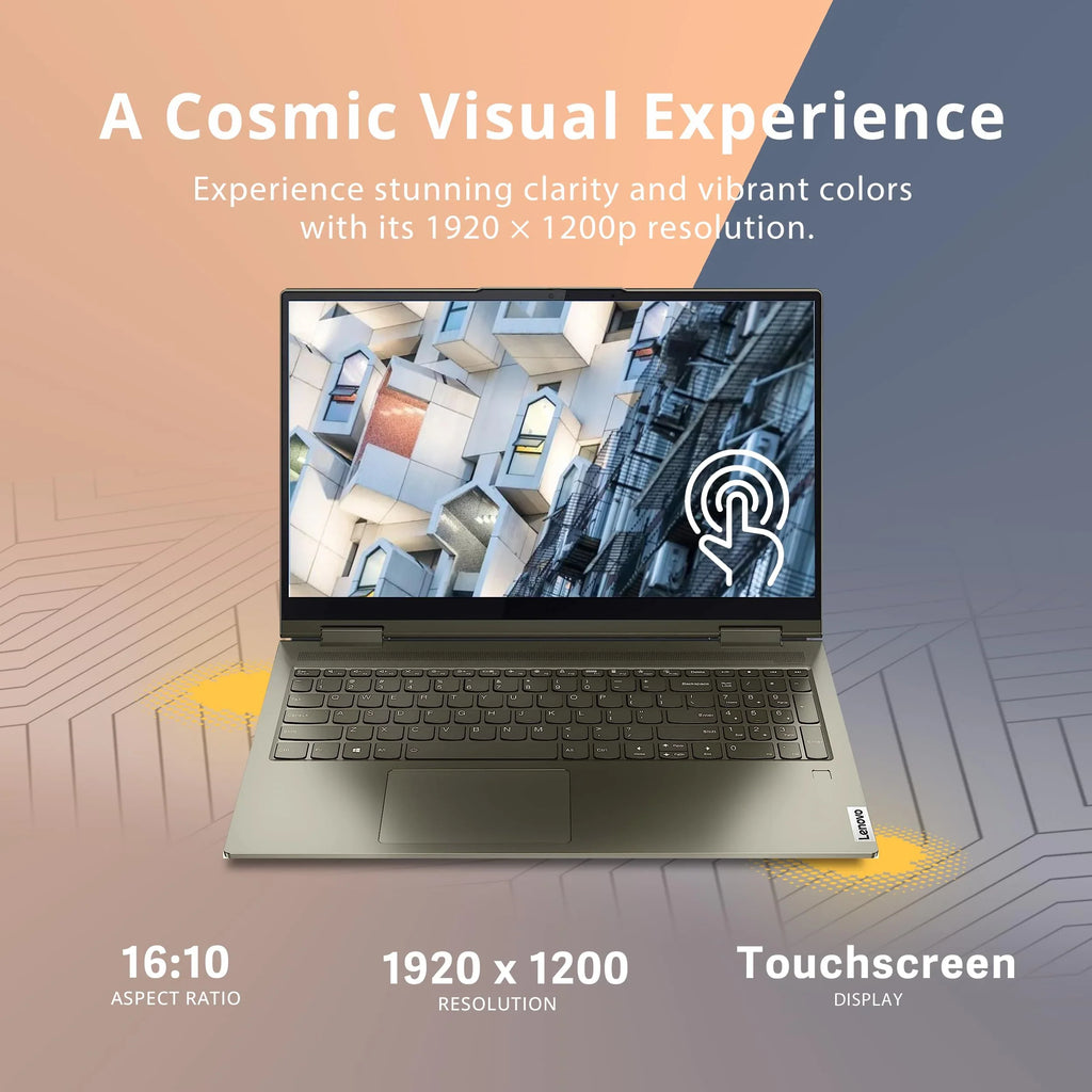 LENOVO Yoga 7i 2-in-1 360° 15.6" Touch Sizecreen Laptop, Intel Evo Platform Core i7 1165G7, 12GB RAM, 1TB PCIe SizeSizeD, Intel Iris Xe Graphics, Backlit Keyboard, Win 11, Dark Moss, 32GB USizeB Card