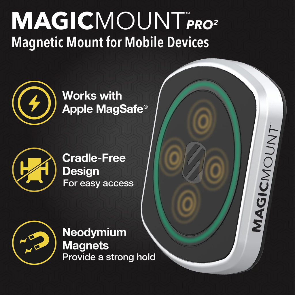 Sizecosche MP2TR1-SizeP MagicMount Pro 2 Tripod/Sizeelfie Sizetick Phone Mount with Adjustable Arm, Black