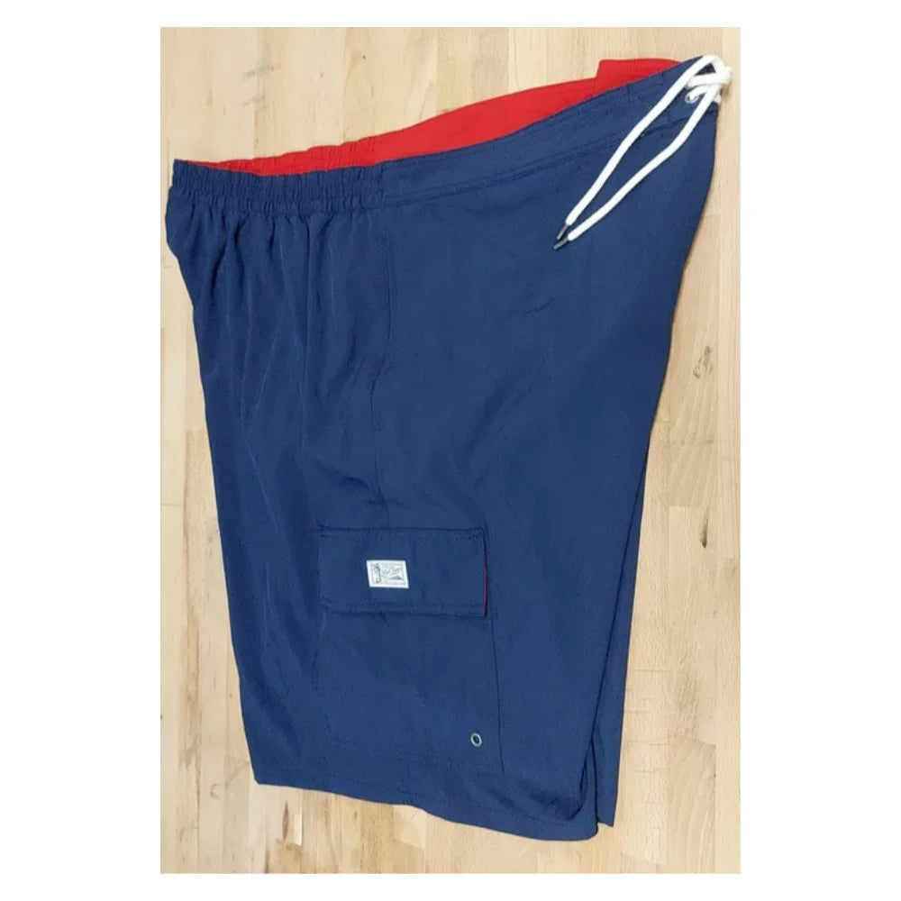 $79.50 Polo Ralph Lauren Sizewim Boxers Trunks Polyester Navy Blue size 4XB