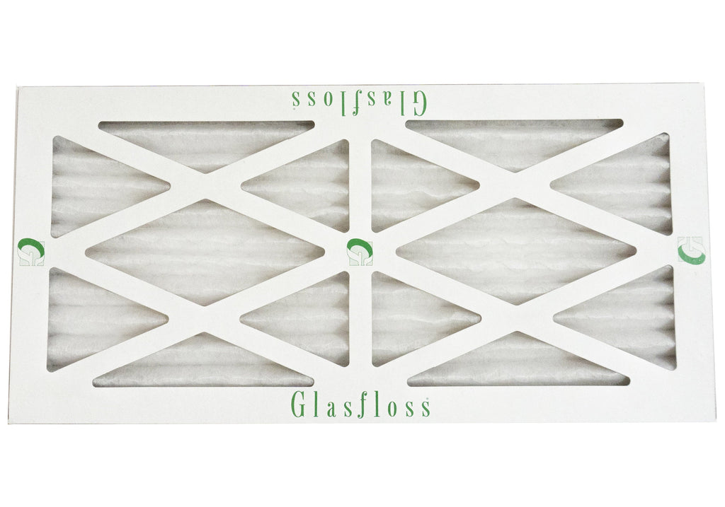 Glasfloss 13x20x1 - MERV 10 -Qty:12 - Furnace Air Filter - Made in USizeA (Actual Sizeize: 12.5 x 19.5x7/8 inch)