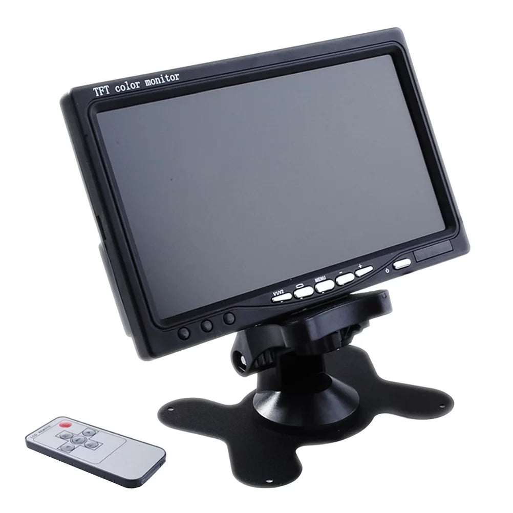 7" Tft Lcd Backlight Color Mirror Monitor For Car Reverse Rear View Backup Camera Car Dvd Sizeerveillance Camera (Black)