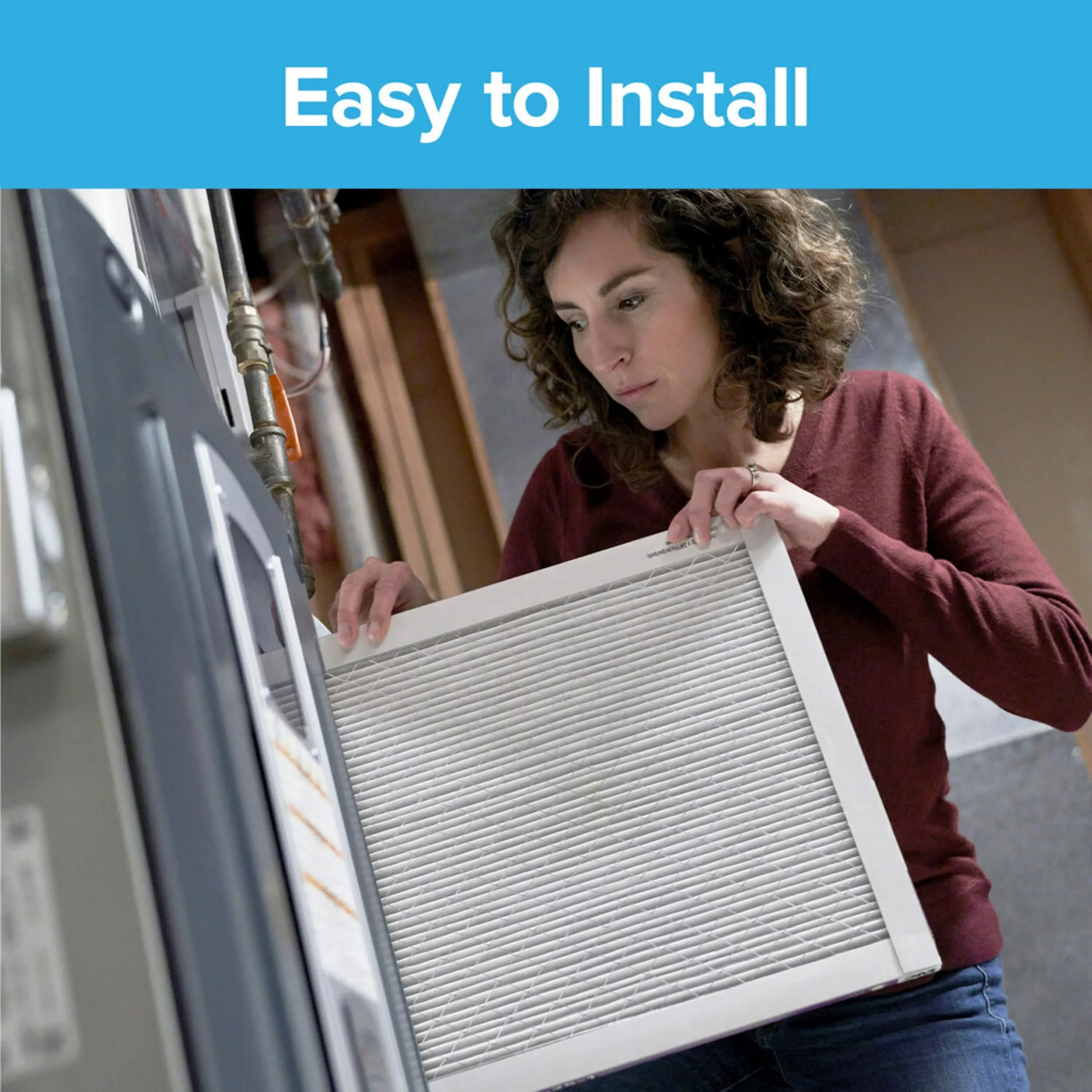 Filtrete by 3M 10x20x1, MERV 11, Allergen Reduction HVAC Furnace Air Filter, 1200 MPR, 4 Filters