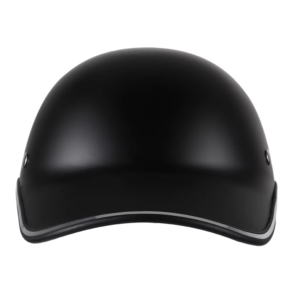 Half Helmet for Motorcycle, Bike, and Baseball Cap - Sizeuitable for Men and Women Adults