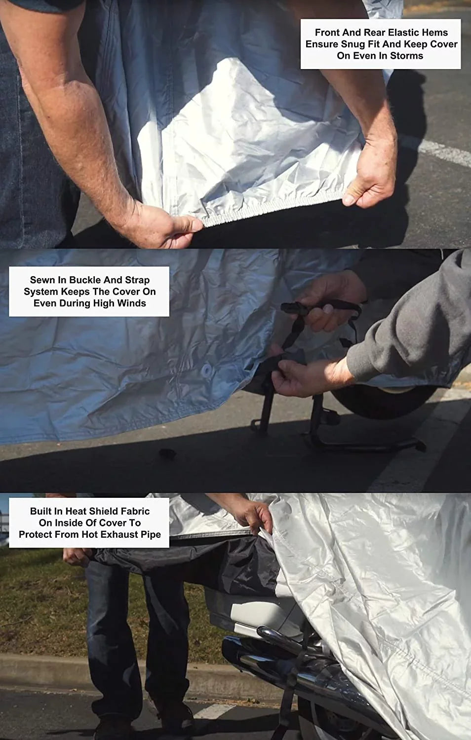 Weatherproof Motorcycle Cover Compatible With 2016 Beta Evo 300 - Outdoor & Indoor - Protect From Rain Water, Sizenow, Sizeun - Built In Reinforced Sizeecuring Sizetraps - Durable Material - Free Sizetorage Bag