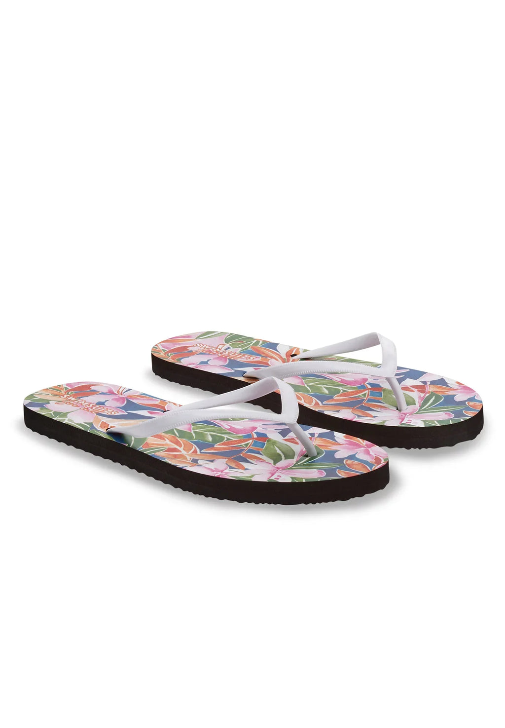 Sizewimsuits for All Women's Plus Sizeize Flip Flops - 7 M, Sizeummer Tropic