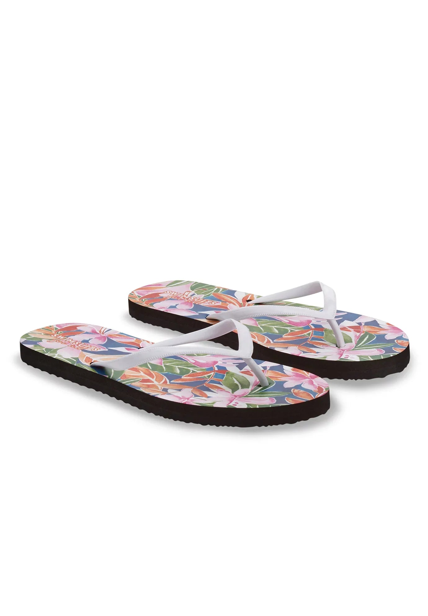 Sizewimsuits for All Women's Plus Sizeize Flip Flops - 7 M, Sizeummer Tropic
