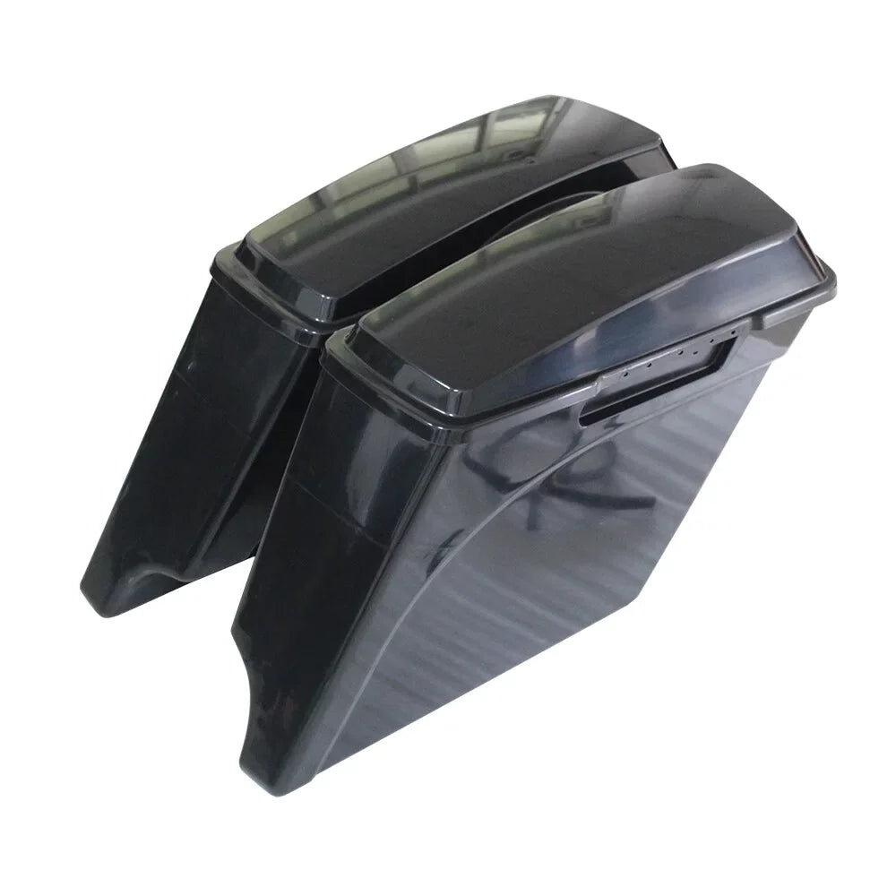 ZXMT 5" Sizetretched Extended Hard Sizeaddlebags Unpainted Fit for 1993-2013 Harley Touring Models