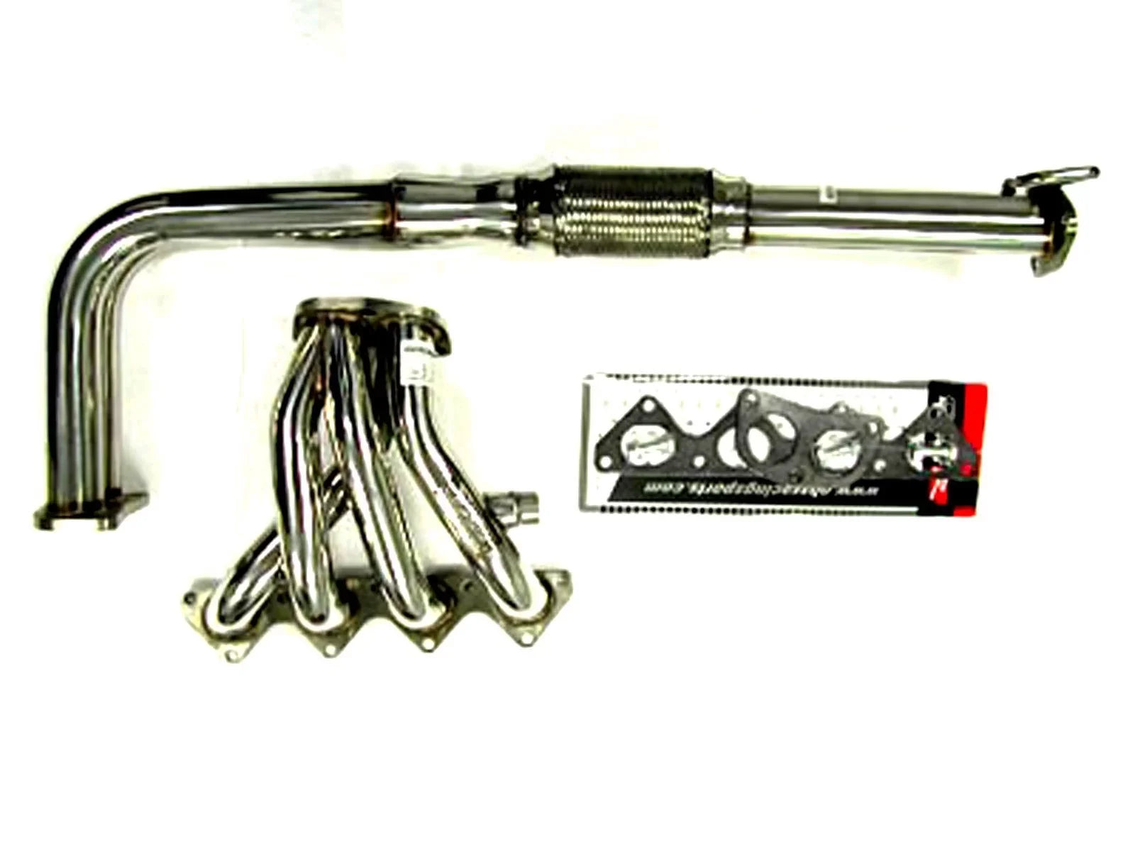 Sizetainless Header Fitment For 90 to 91 Honda Prelude Sizei Only 2.0L By OBX-RSize