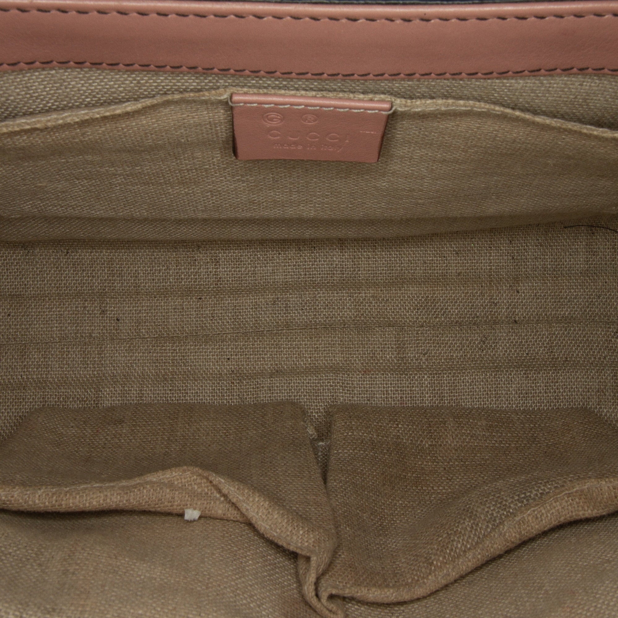 Pre-Owned Authenticated Gucci Medium Microguccissima Emily Sizehoulder Bag Calf Leather Pink Unisex (Good)