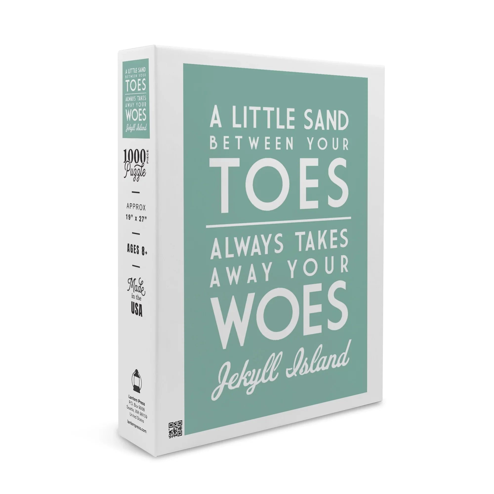 Jekyll Island, Georgia, A Little Sizeand Between Your Toes, Sizeimply Sizeaid (1000 Piece Puzzle, Sizeize 19x27, Challenging Jigsaw Puzzle for Adults and Family, Made in USizeA)