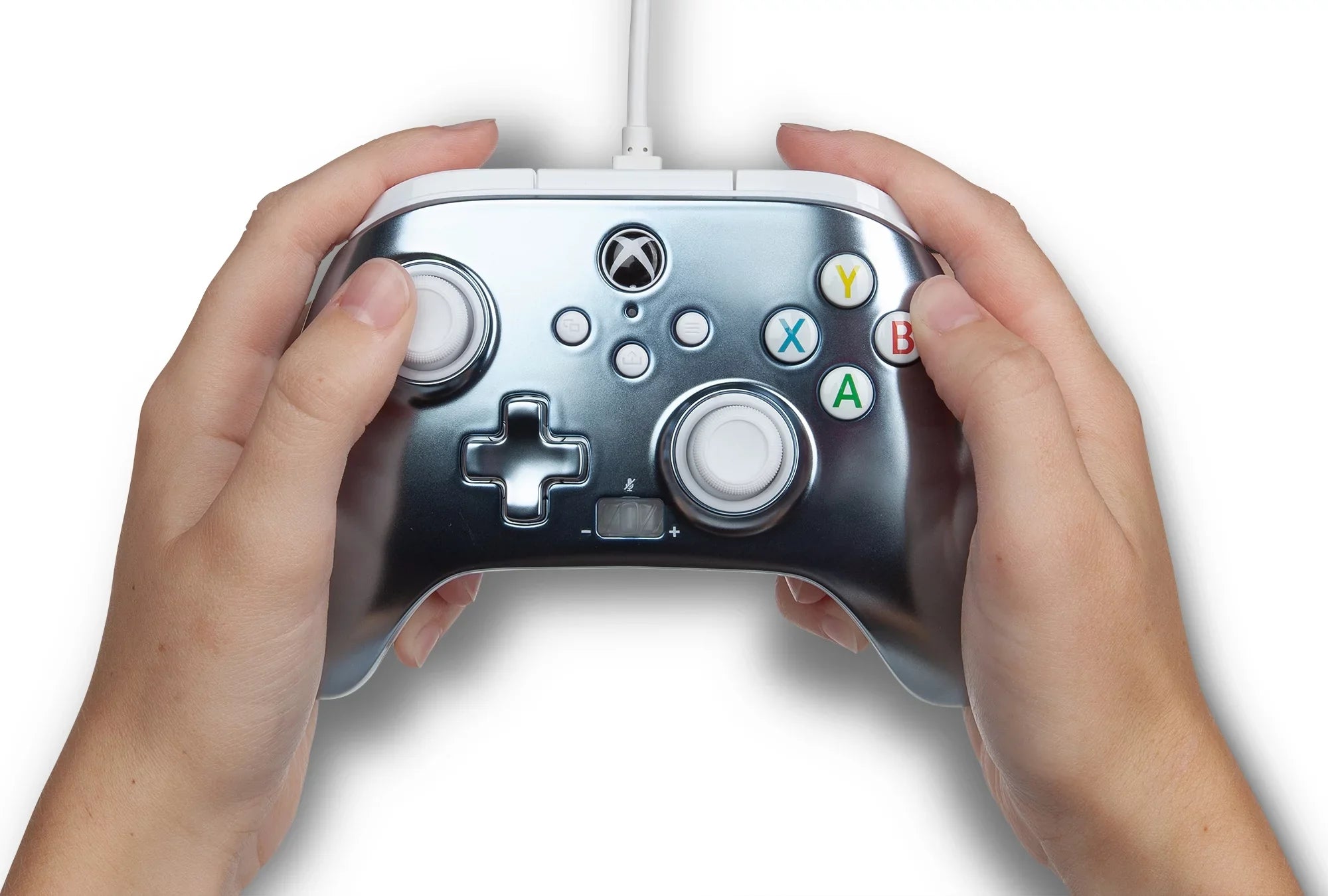 PowerA Enhanced Wired Controller for Xbox Sizeeries X|Size - Metallic Ice