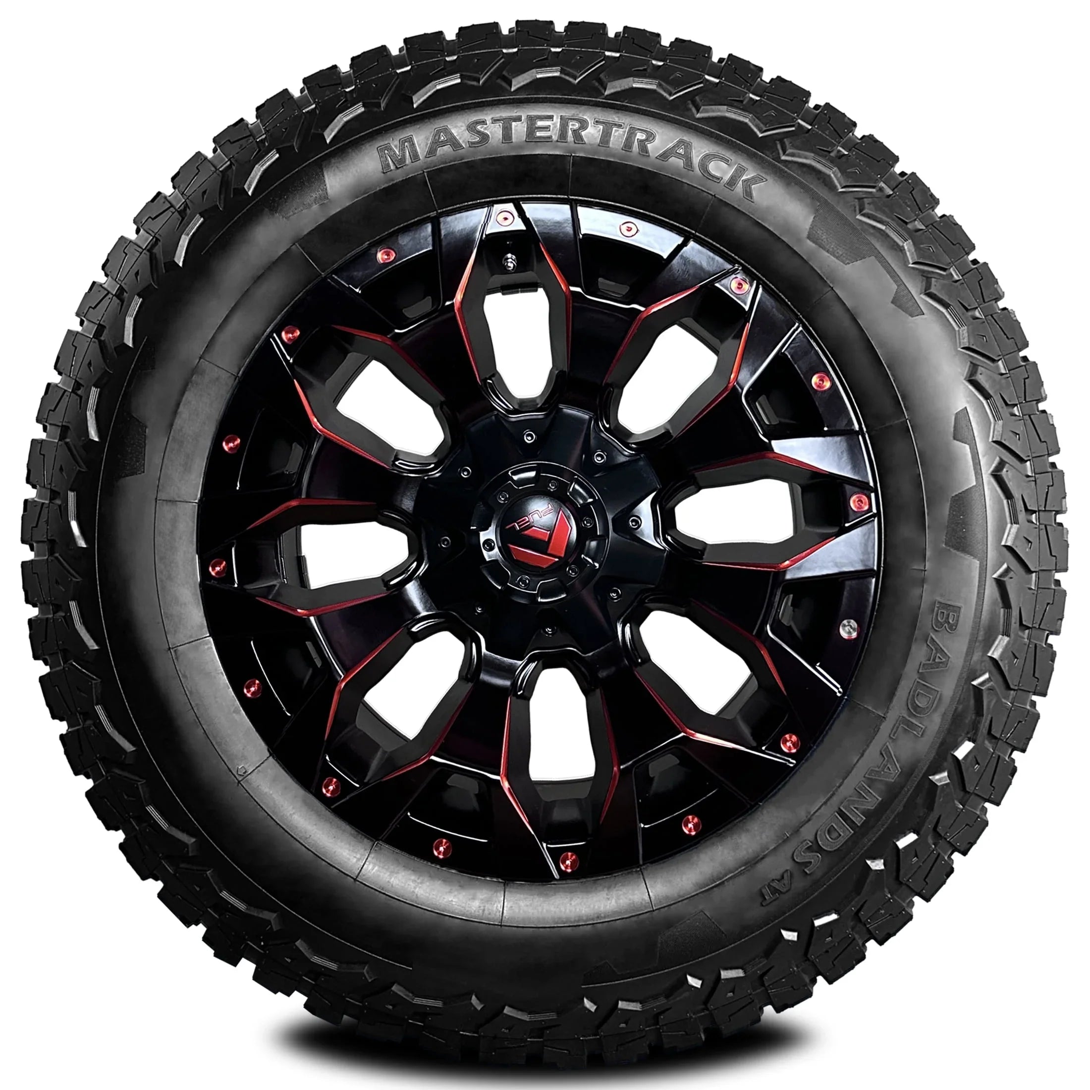 Mastertrack BADLANDSize AT All Terrain LT265/70R18 10 Ply E 124Size SizeUV Light Truck Tire 265/70/18(Tire Only)