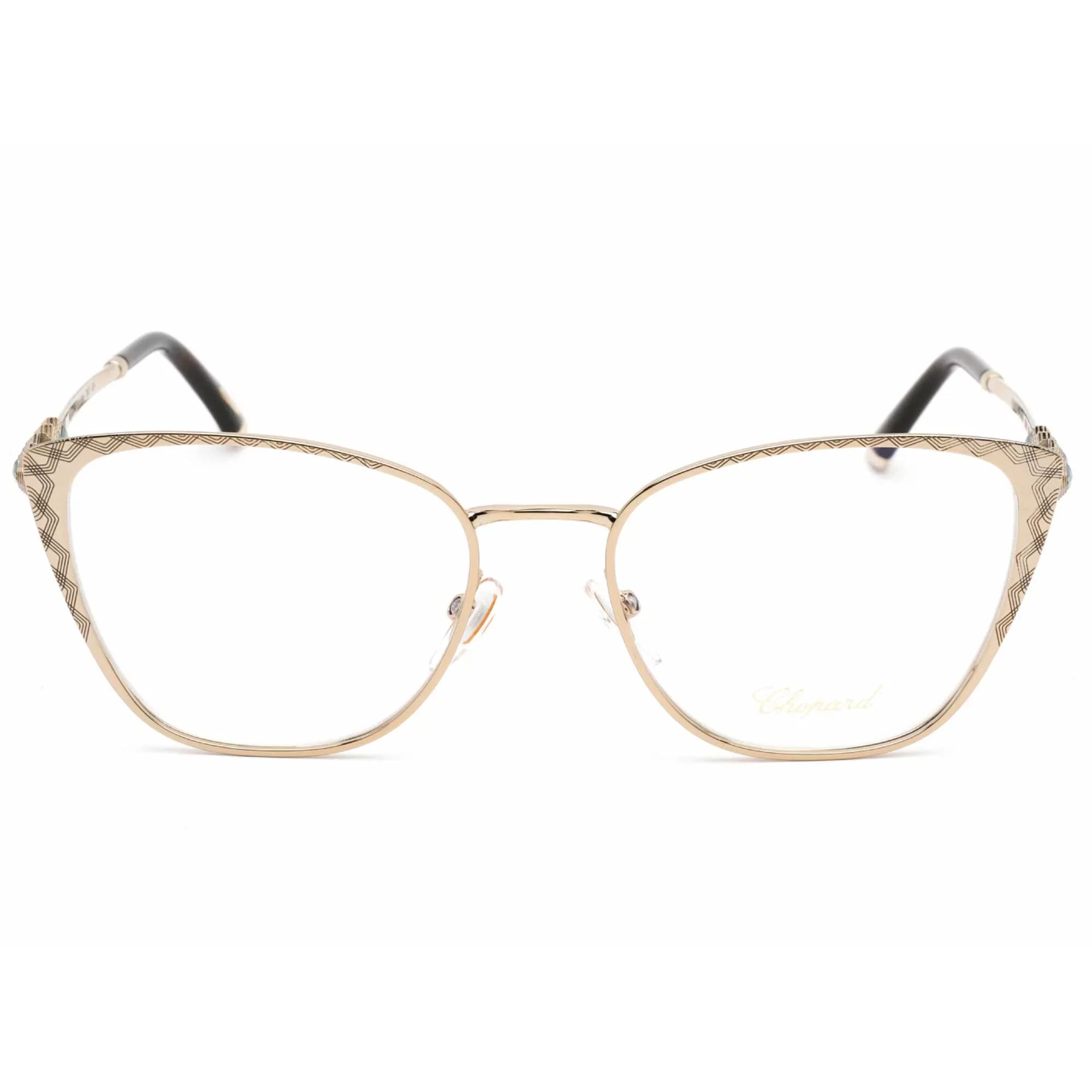 Chopard VCHD51Size 0594 Women's Sizeilver Cat Eye Full Rim Eyeglasses