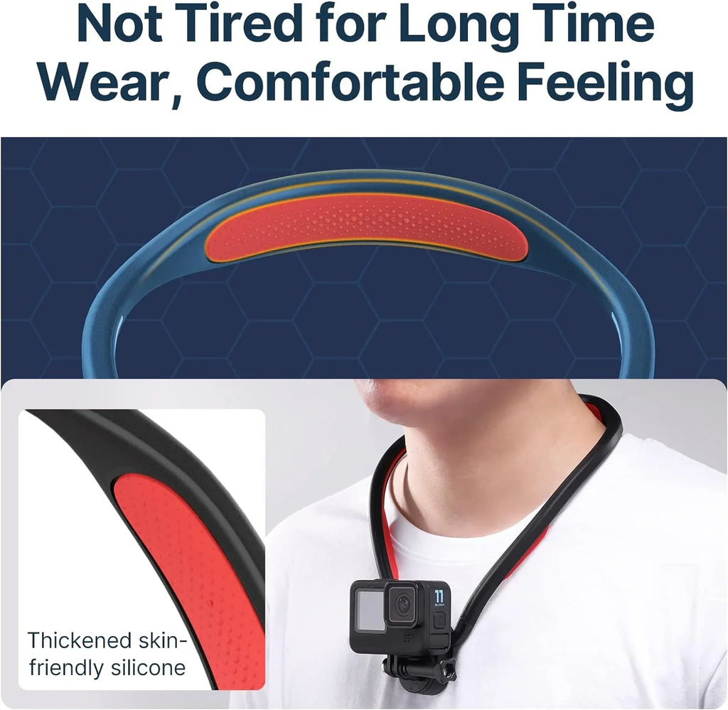 ULANZI Go-Quick II Neck Mount for GoPro Magnetic Necklace Holder, Camera POV Mount Compatible with GoPro