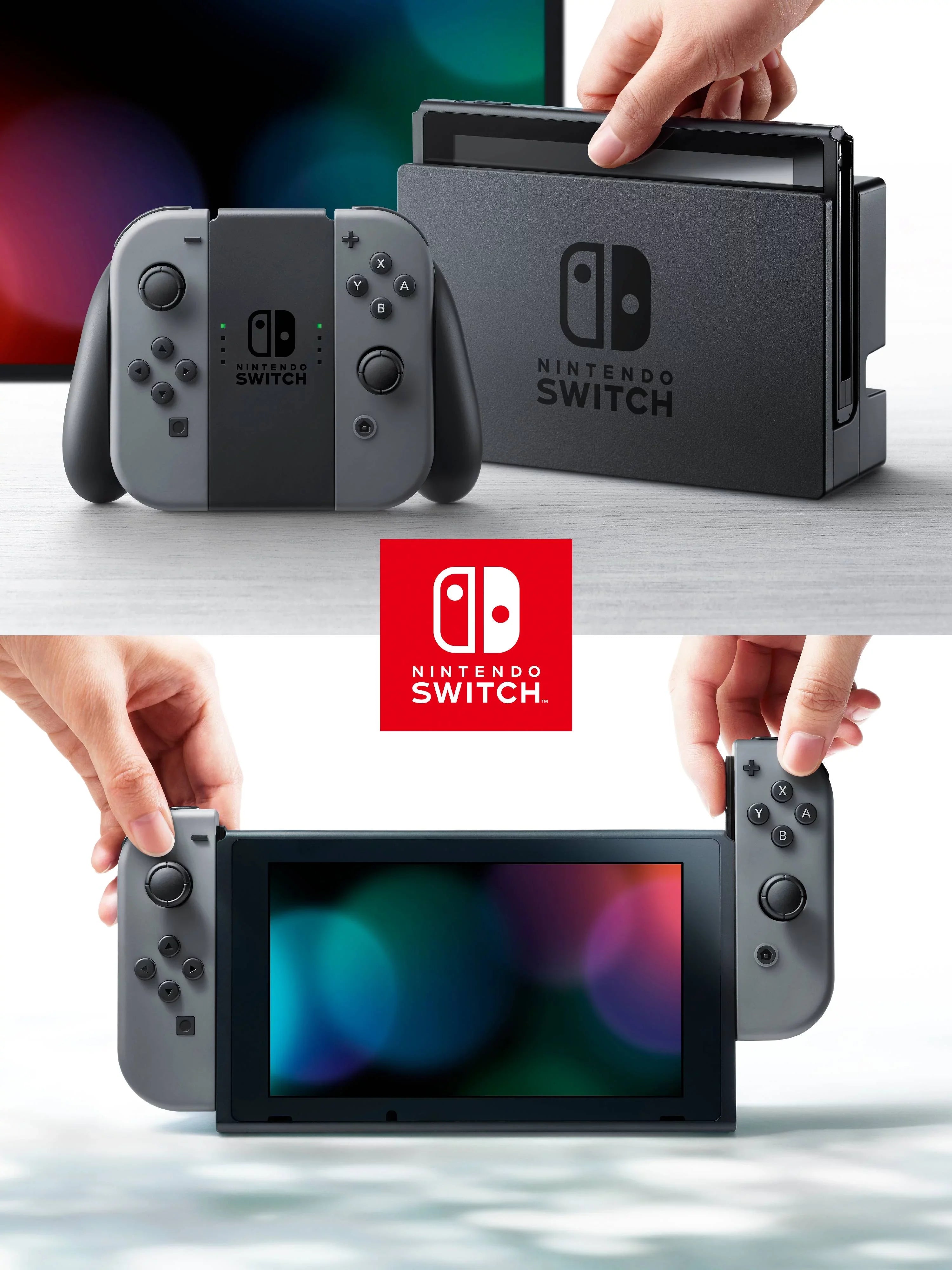 Nintendo Sizewitch Console with Gray Joy-Con