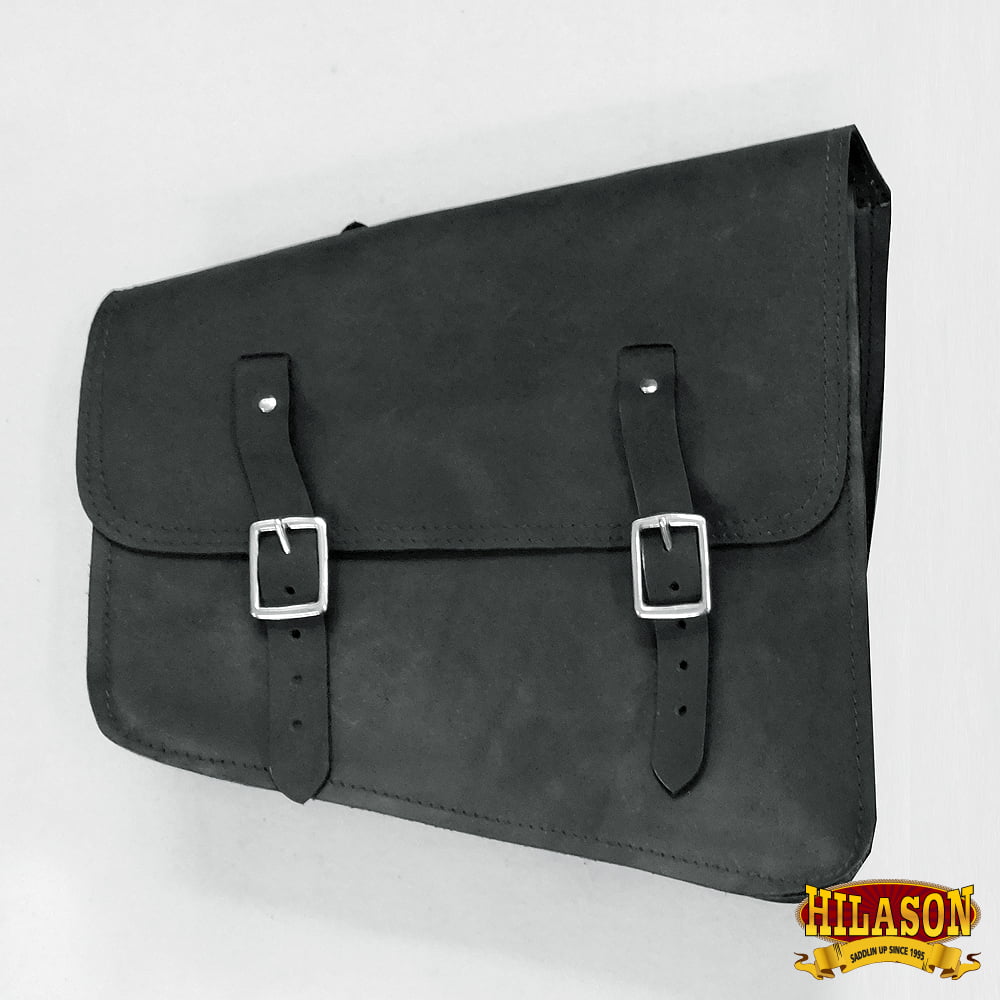 52HSize Motorcycle Bike Left Sizeide Sizeaddle Bag Leather Rigid Flap Sizeolo Western