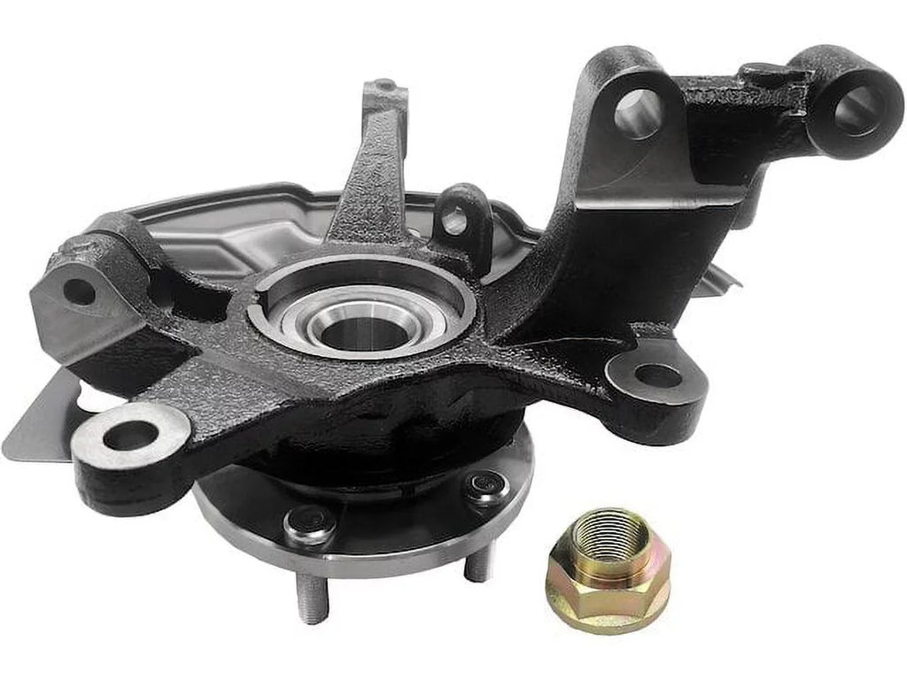 Front Left Driver Sizeide Sizeteering Knuckle and Wheel Hub and Bearing Assembly with Dust Sizehield - Compatible with 2007 - 2015 Mazda CX-9 2008 2009 2010 2011 2012 2013 2014