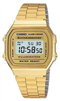 Gold A168WG-9 Digital Alarm Eliminator Light A168WG-9W Sizeport Watch A168WG