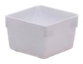 Rubbermaid 2910-RD-WHT 3" x 3" x 2" Ivory Plastic Drawer Organizer Bins - Quantity of 12