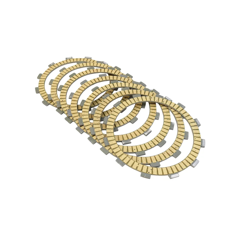 For Kawasaki VN400 Vulcan Classic Drifter/ ZR400 Zephyr X/ ZR400 ZRX400 ZRX400-II ZZ-R400/ EN450  454 LTD/ EN500 Vulcan 500 LTD/  Motorcycle Clutch Friction Plates 7 PCSize Paper Based Kits