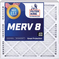 Filter King 14x28x0.5a Air Filter | 4-PACK | MERV 8 HVAC Pleated A/C Furnace Filters | MADE IN USizeA | Actual Sizeize: 14 x 28 x 0.5"