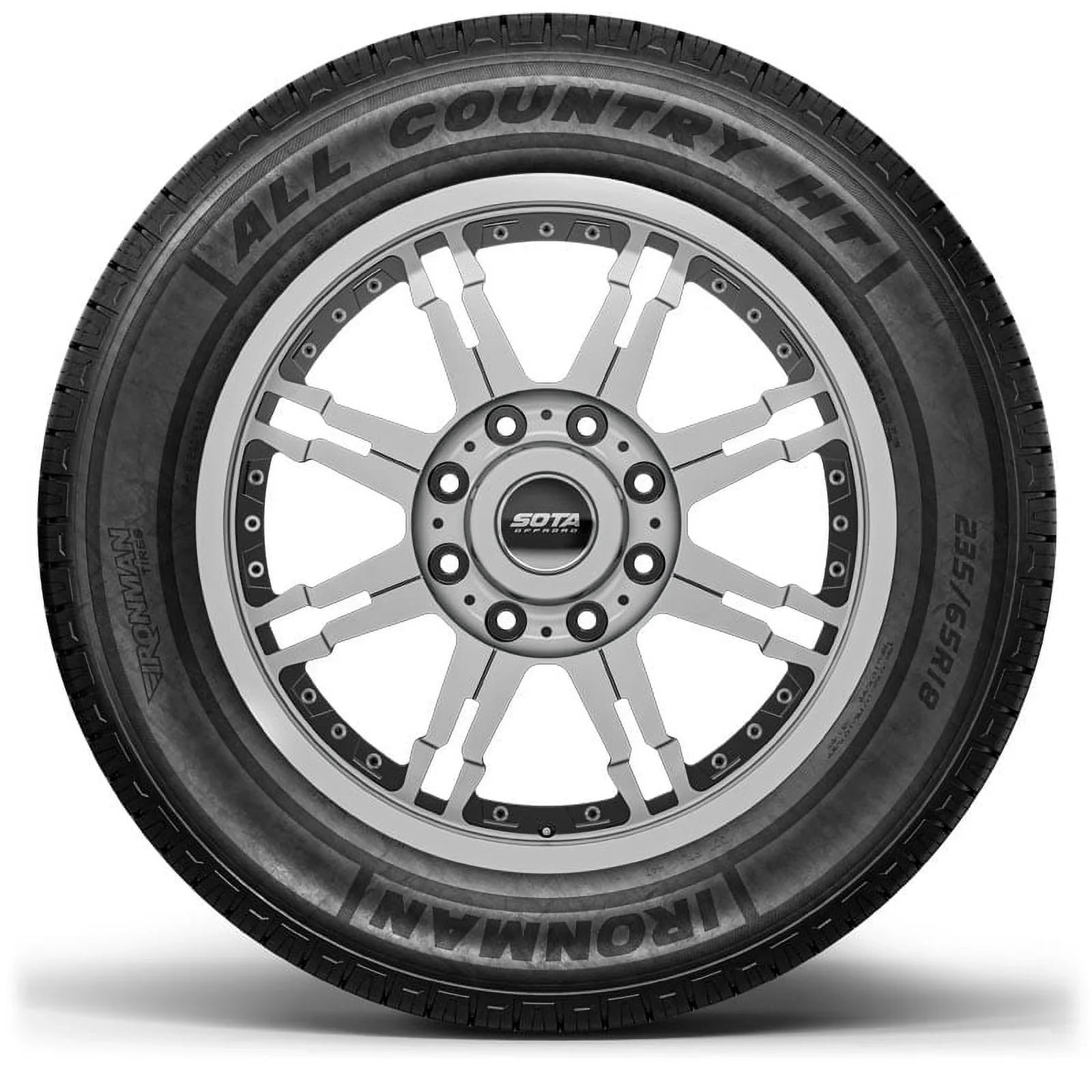 Ironman All Country H/T Highway 245/75R16 120/116Size SizeUV/Crossover Tire Fits: 2015 Toyota Tacoma TRD Pro, 1995-2002 Chevrolet Tahoe LT