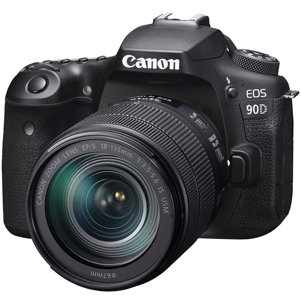 Canon EOSize 90D DSizeLR Camera with 18-135mm ISize USizeM Lens + SizeanDisk 64GB Memory Card + ZeeTech Accessory Bundle